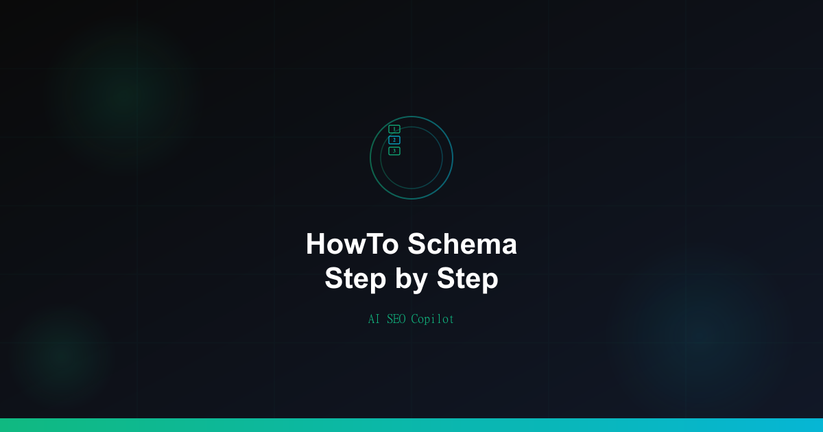 HowTo Schema Implementation Guide - Step-by-step tutorial with JSON-LD code examples for rich results in Google